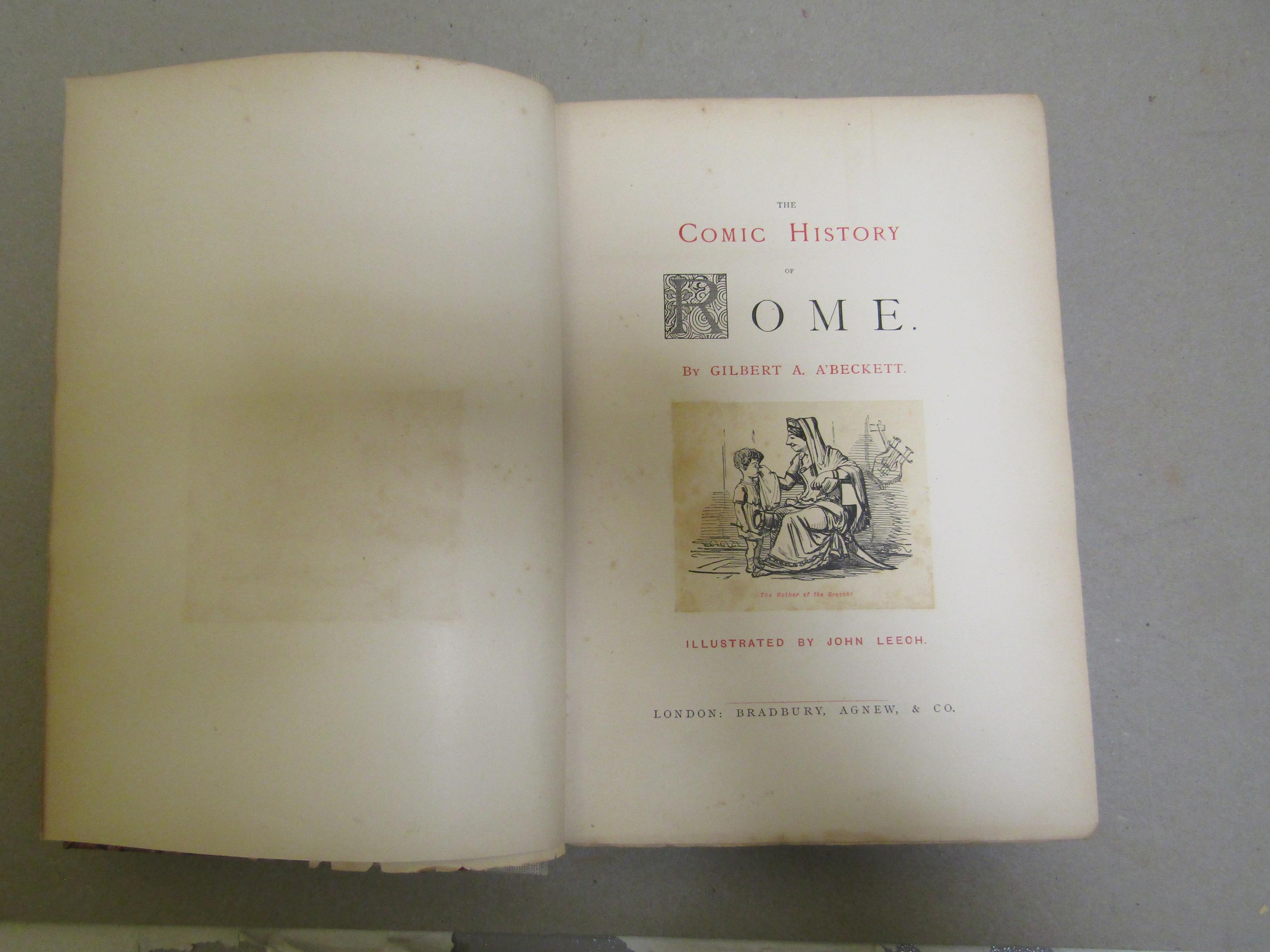 Gilbert A. A'Beckett. The comic history of Rome. Bradbury, Agnew & Co. s.d