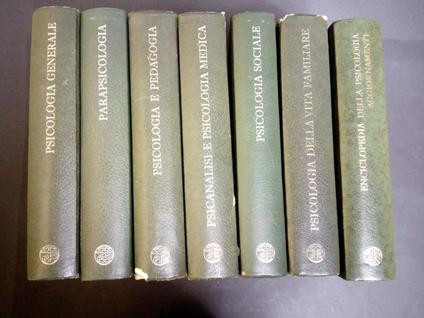 Enciclopedia della Psicologia. Trento Procaccianti Editore. 1973-I. 7 Voll - Luigi Volpicelli - copertina