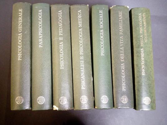 Enciclopedia della Psicologia. Trento Procaccianti Editore. 1973-I. 7 Voll - Luigi Volpicelli - copertina