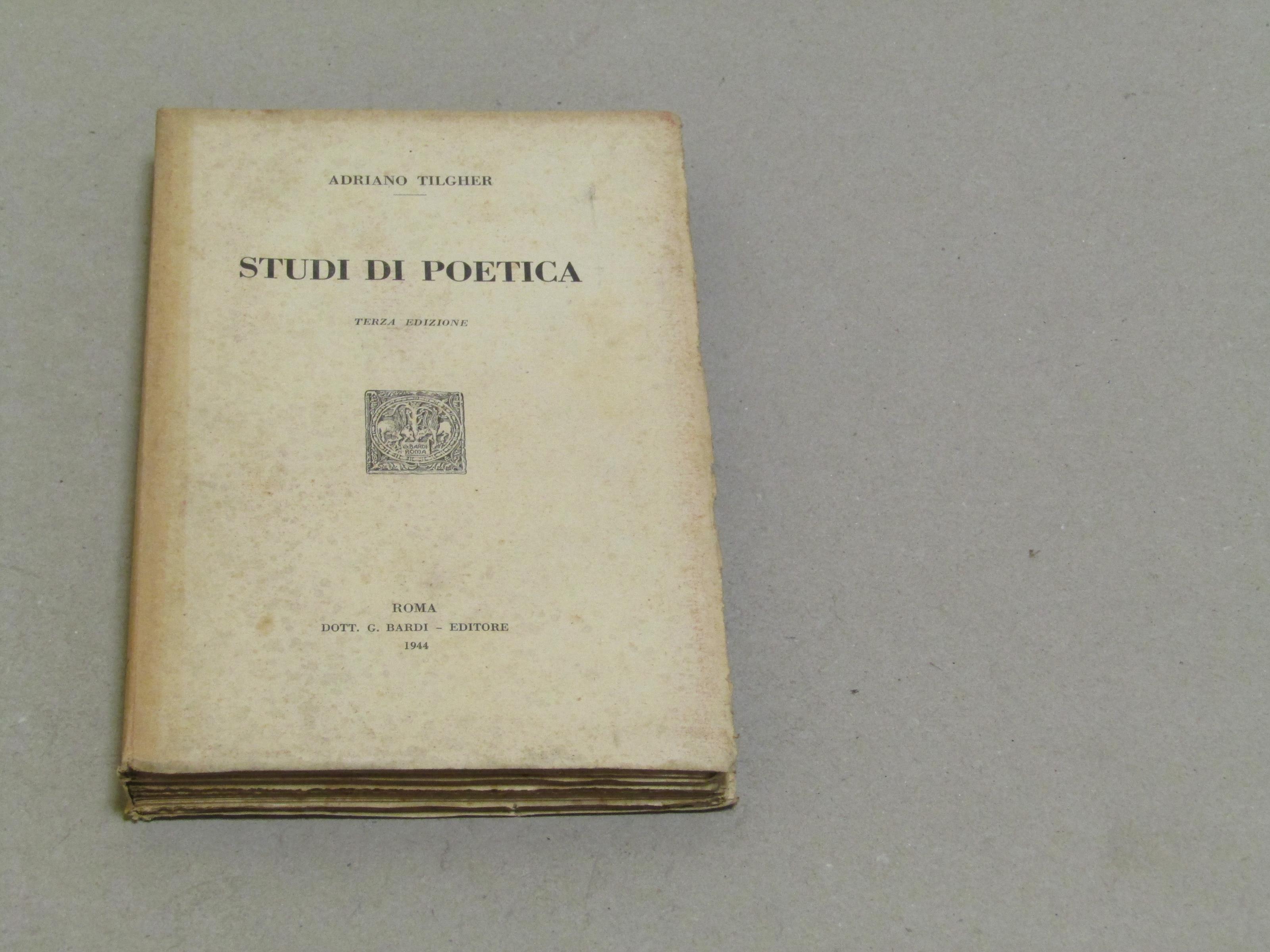 Studi di poetica