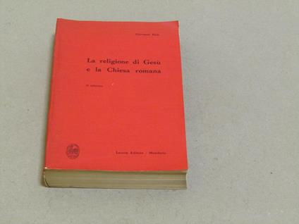 La religione di Gesù e la Chiesa romana - Giovanni Poli - copertina