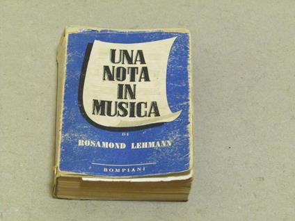 Rosamond Lehmann. Una nota in Musica - Rosamond Lehmann - copertina