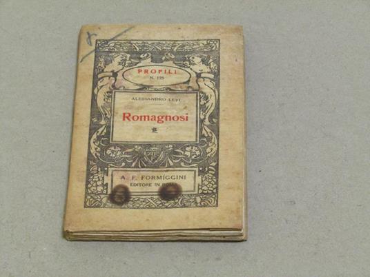 Romagnosi - Alessandro Levi - copertina