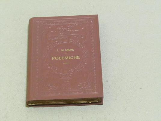 Polemiche - Ludovico Di Breme - copertina
