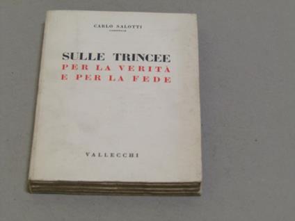 Sulle trincee per la verità e per la fede - Carlo Salotti - copertina