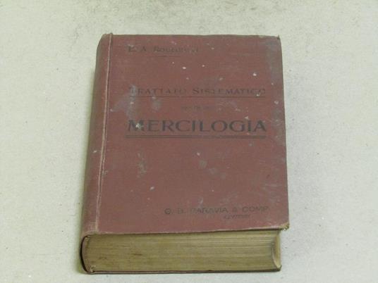 Trattato Sistematico Di Mercilogia - copertina