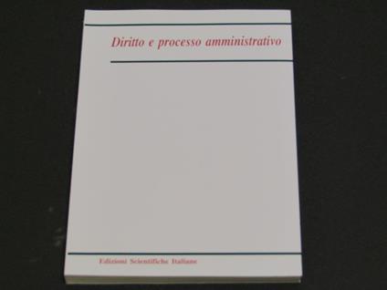 Aa.Vv., Diritto E Processo Amministrativo - copertina