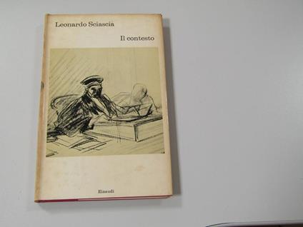 Il contesto. Einaudi. 1971 - I - Leonardo Sciascia - copertina