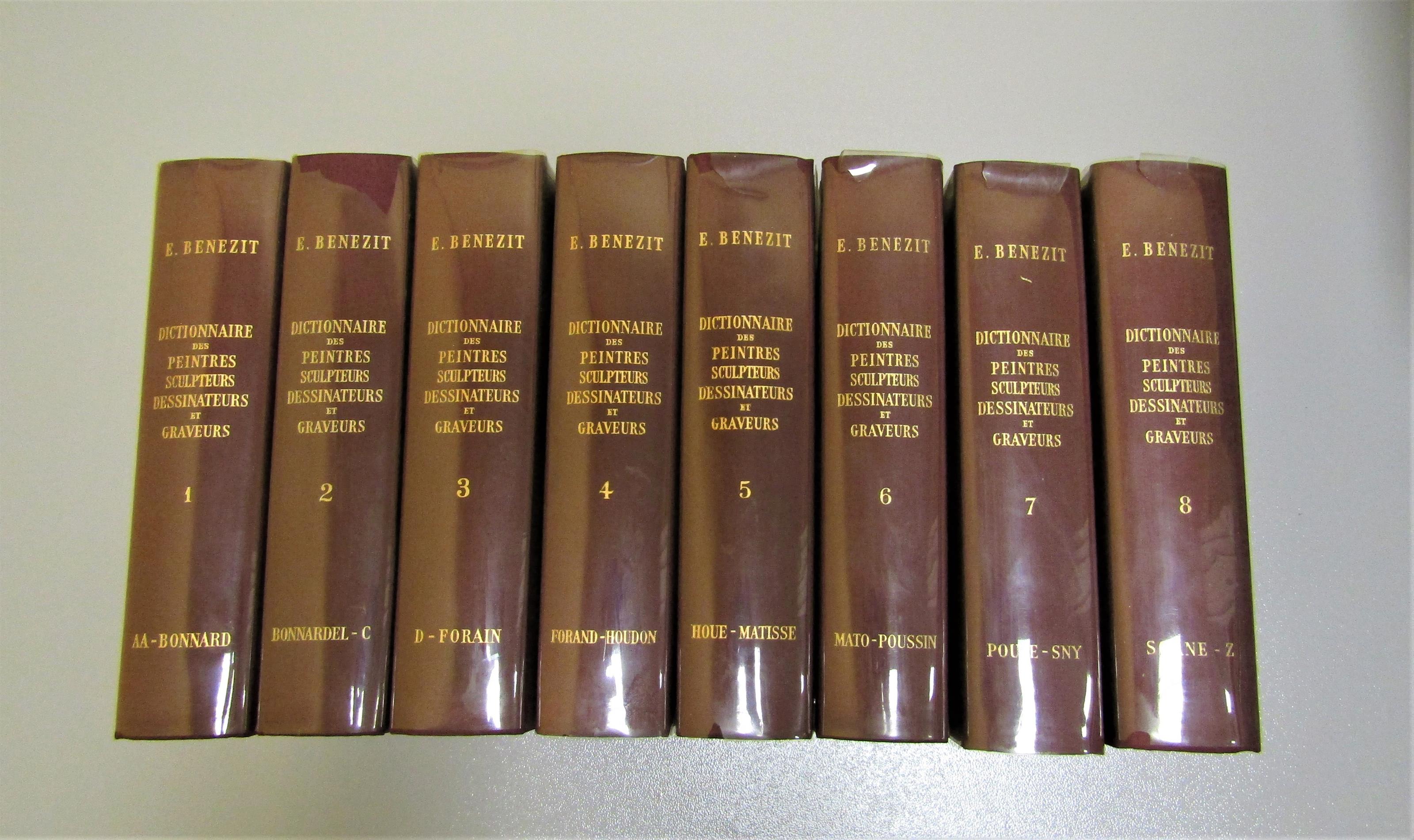 Dictionnaire des peintres, sculpteurs, dessinateurs et graveurs. Librairie Gründ, 1966. 8 voll
