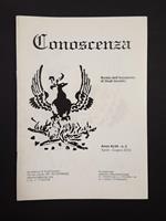 Aa. Vv. Rivista Conoscenza. Accademia Di Studi Gnostici. 2010. N. 2