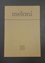 Aa. Vv. Meloni Opere Del 1964-65. Edizioni Galleria Delle Ore. 1966
