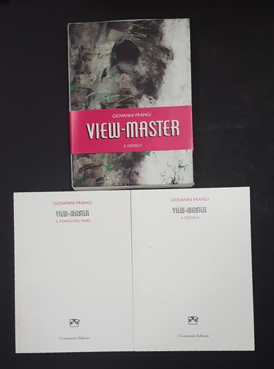 View-master: Il fondo del mare e Il Disgelo. 5 continents. 2006 - I. 2 voll. con cofanetto - Giovanni Frangi - copertina