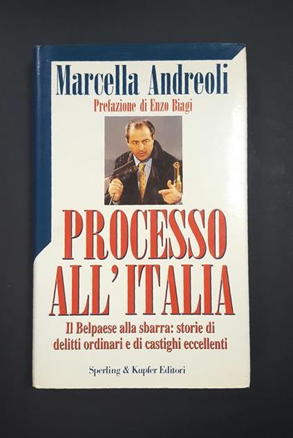 Processo all'Italia. Sperling & Kupfer. 1994 - I - Marcella Andreoli - copertina
