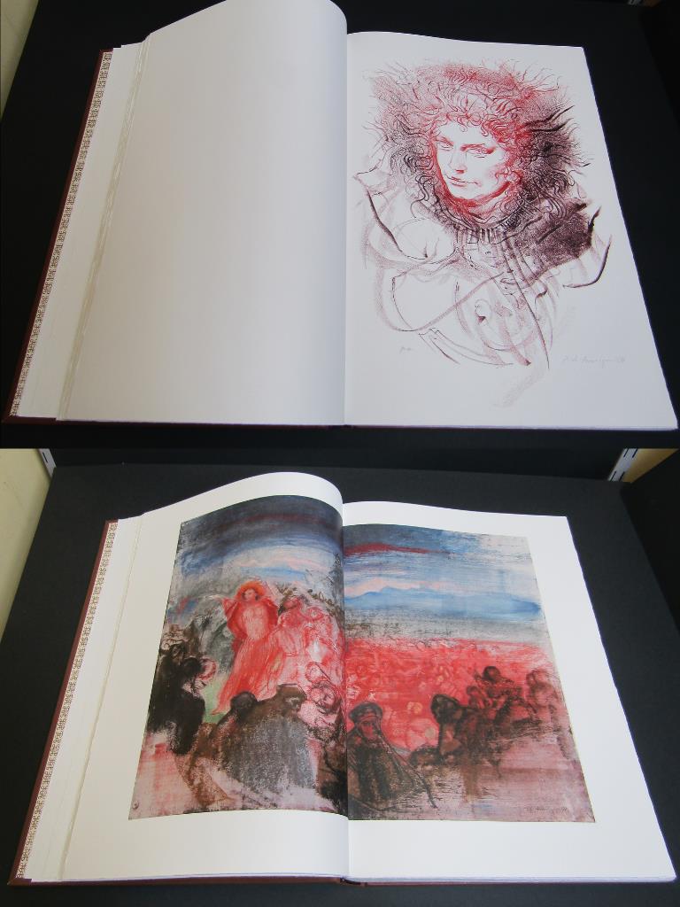 Erasmo da Rotterdam. Elogio della follia. Trentuno tavole di Pietro Annigoni. Eldec. 1978. Con cofanetto. Ed. num., ns es. n. 509 con firma di Pietro Annigoni