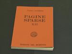 Pagine sparse XII. Edizioni del Moretto. 1986 - I