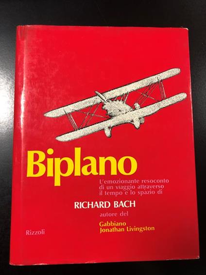 Biplano. Rizzoli 1974 - I - Richard Bach - copertina