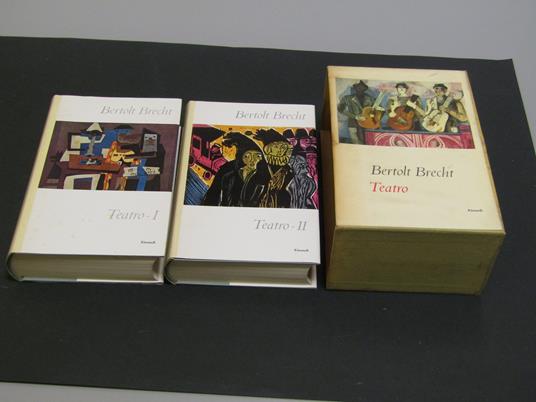 Brecht Bertolt. Teatro (in 2 voll.). Einaudi. 1960 - Bertolt Brecht - copertina