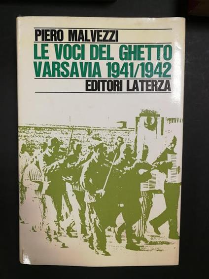 Le voci del ghetto. Laterza 1970 - I - copertina