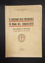 S. Giacomo degl'Incurabili di Roma nel Cinquecento. Federico Pustet. 1938