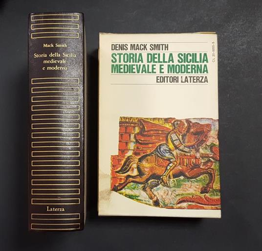 Smith Denis Mack. Storia della Sicilia medievale e moderna. Laterza. 1970 - I. Con cofanetto - Denis Mack Smith - copertina