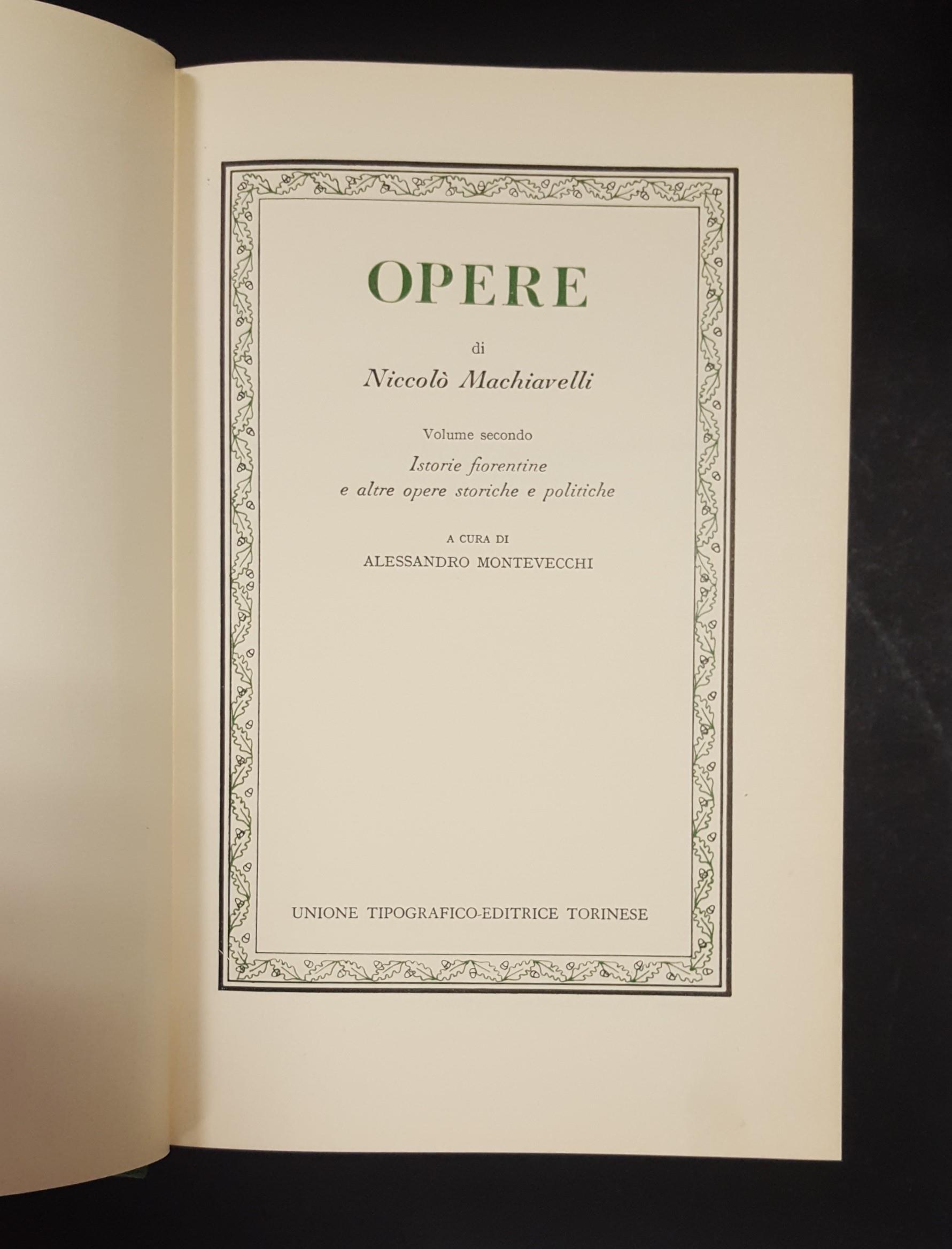 Opere. Utet. 1973. Vol. II