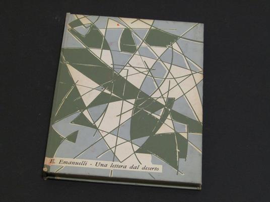 Una lettera dal deserto. Il Saggiatore. 1960-I - Enrico Emanuelli - copertina