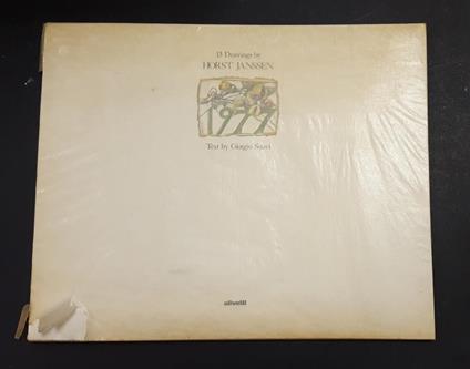 Giorgio Soavi. 13 Drawings by Horst Janssen. Olivetti. 1976 - I - Giorgio Soavi - copertina