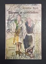 Baroni e contadini. Laterza. 1955 - I. Dedica dell'Autore all'occhiello
