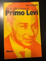 Invito alla lettura di Primo Levi. Mursia 1973. Con dedica dell'autrice