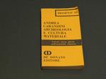 Carandini Andrea. Lavori senza gloria nell'antichità classica. De Donato Editore. 1975