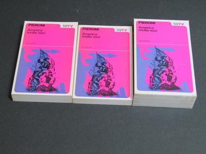 America molte voci. Vallecchi. 1974. 2 Voll. Con cofanetto - Piero Pieroni - copertina