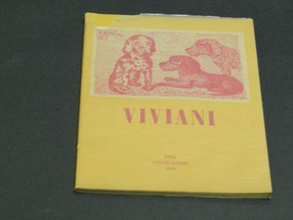 Mostra di Giuseppe Viviani. Nistri - Lischi Editori. 1960 - I - copertina
