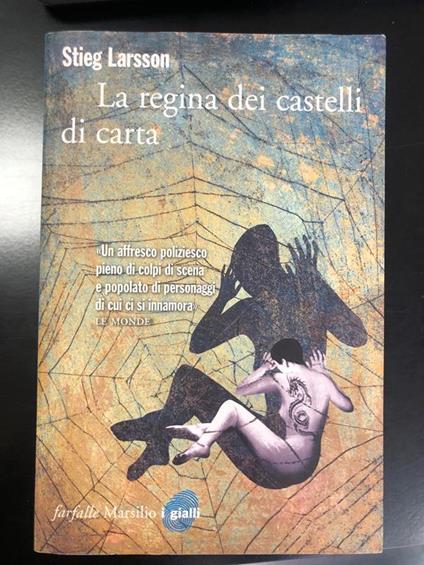 La regina dei castelli di carta. Marsilio 2009 - I - Stieg Larsson - copertina