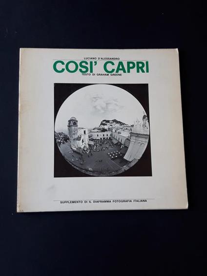 Così Capri. Editphoto. 1972 - I - Graham Greene - copertina