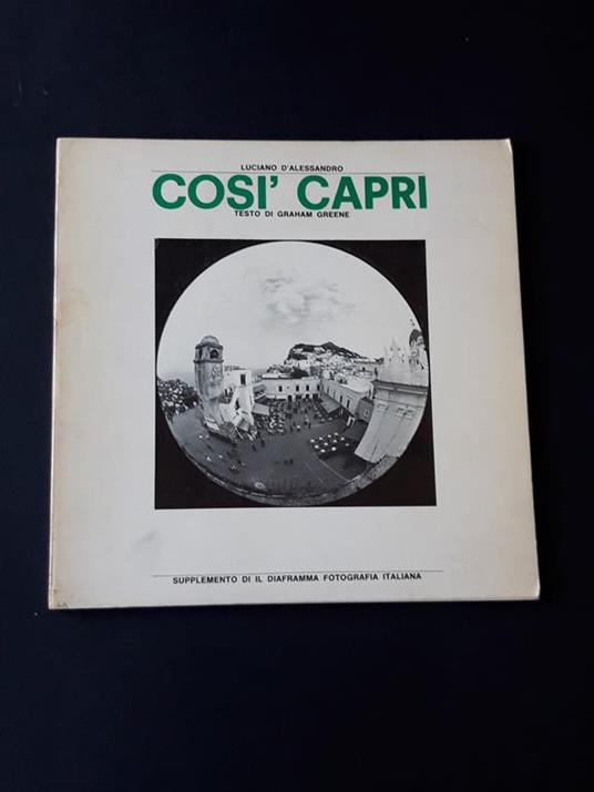 Così Capri. Editphoto. 1972 - I - Graham Greene - copertina