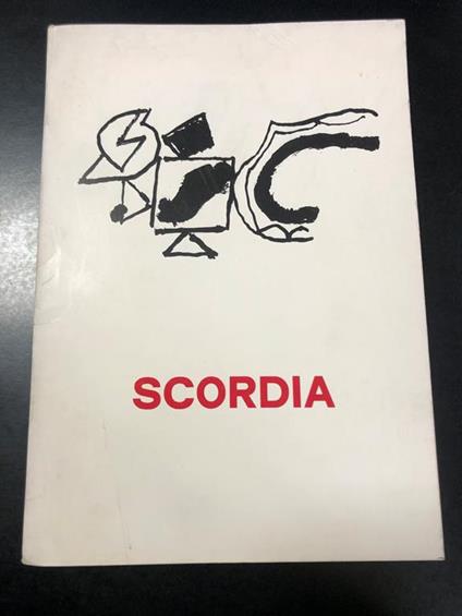 Antonio Scordia. Opere recenti 1970-1974. Galleria Il Collezionista d'Arte Contemporanea 1974 - copertina