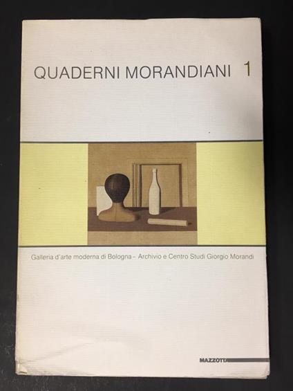 Aa.Vv. Quaderni Morandiani 1. Mazzotta. 1985 - copertina