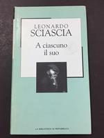 A ciascuno il suo. La biblioteca di Repubblica. 2002