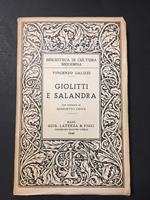 Giolitti e Salandra. Laterza. 1949