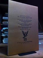 Avertimenti Di Levantio Mantoano ( Guidizzolo) Bellissimi Et Molto Utili. A Cura Di Luigi Pescasio. Editoriale Padus. 1973
