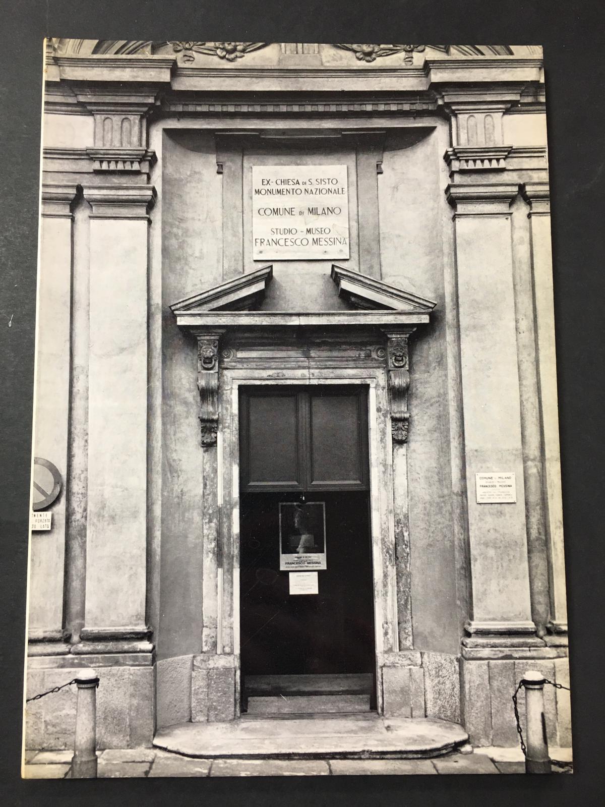San Sisto a Milano. Studio-museo Francesco Messina. Edizioni di vanni scheiwiller. 1973-I