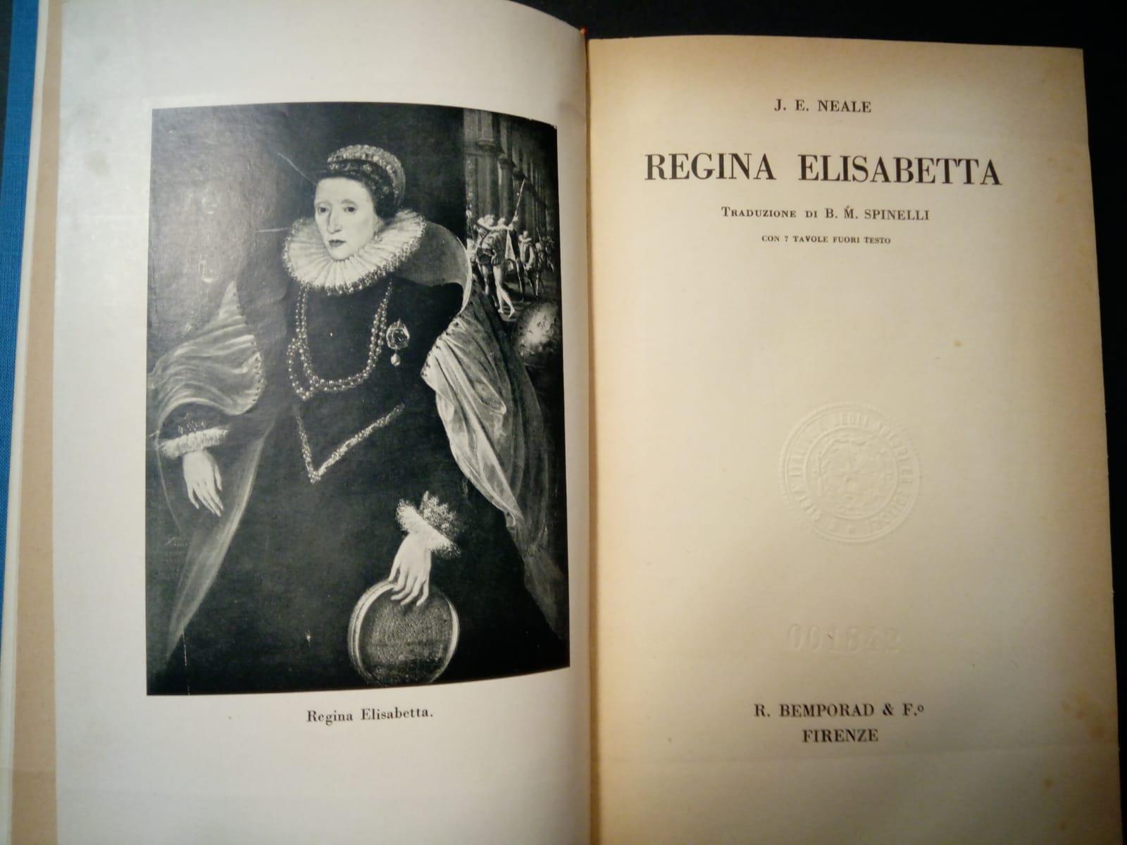 Neale J.E. Regina Elisabetta. Firenze, R. Bemporad & f. 1936