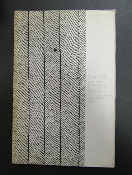Testa Fulvio. Racconto in forma di farfalla. Quadragono. 1978 - Testa Fulvio,Fulvio Testa - copertina