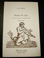 Restes du jour. Cheyne. 2012