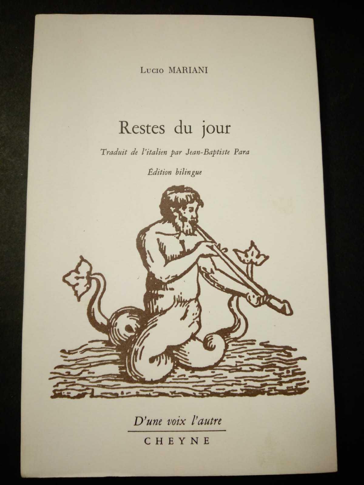 Restes du jour. Cheyne. 2012