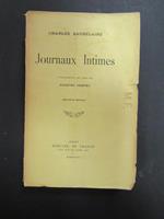 Journaux Intimes. Mercure de France. 1938. Con dedica di Jacques Crepet