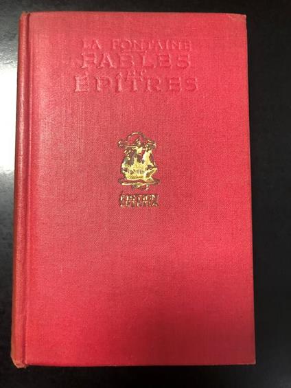 La Fontaine. Fables et epitres. Editions Lutetia - Jean de La Fontaine - copertina