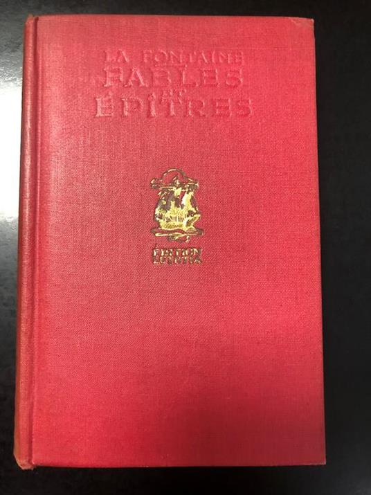 La Fontaine. Fables et epitres. Editions Lutetia - Jean de La Fontaine - copertina