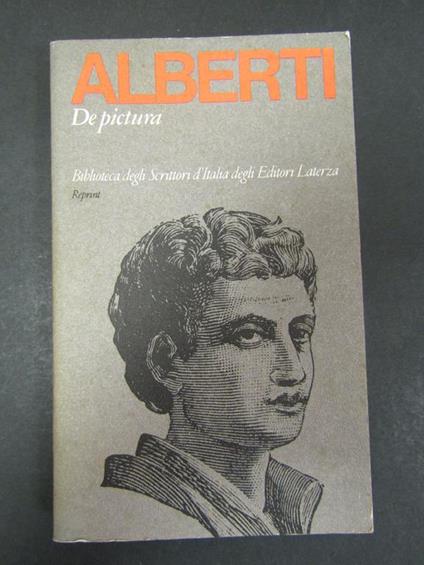De Pictura. Laterza. 1975 - G. Battista Alberti - copertina