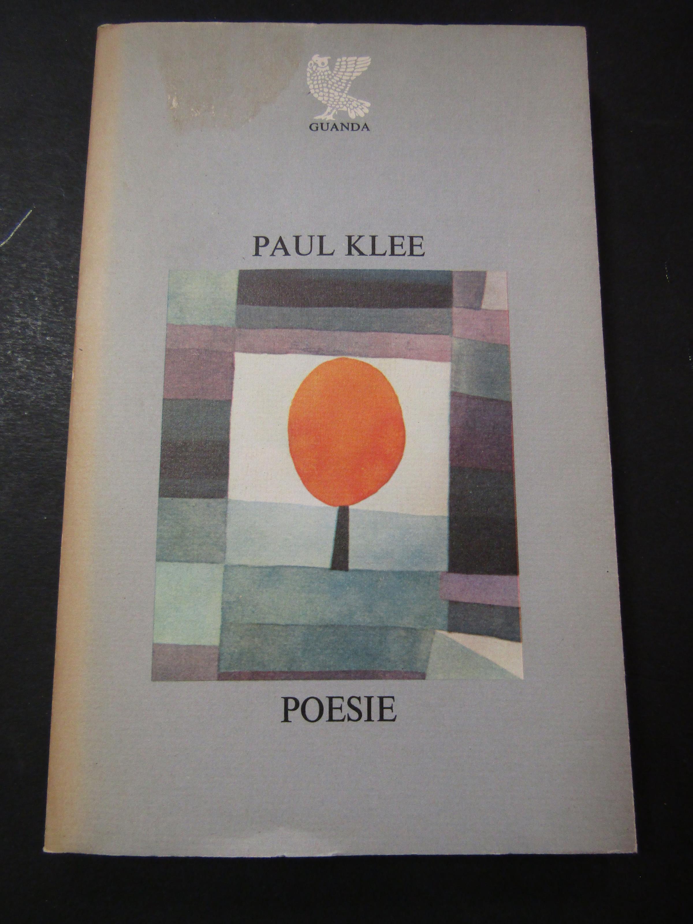 Paul Klee. Poesie. Guanda. 1978